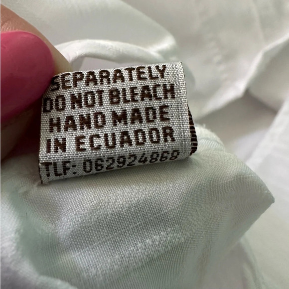 PRIDE- Rainbow Embroidered Blouse Size Medium Button Front Collar Long Sleeve - Picture 9 of 9